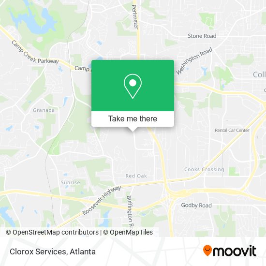 Clorox Services map