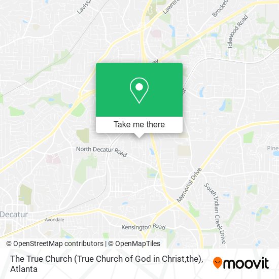 Mapa de The True Church (True Church of God in Christ,the)