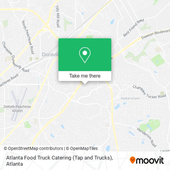 Atlanta Food Truck Catering (Tap and Trucks) map