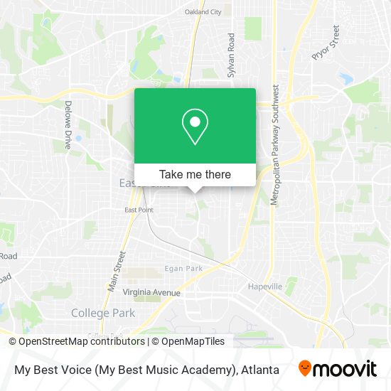 My Best Voice (My Best Music Academy) map