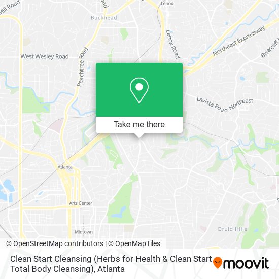 Mapa de Clean Start Cleansing (Herbs for Health & Clean Start Total Body Cleansing)