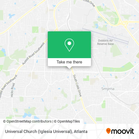 Universal Church (Iglesia Universal) map