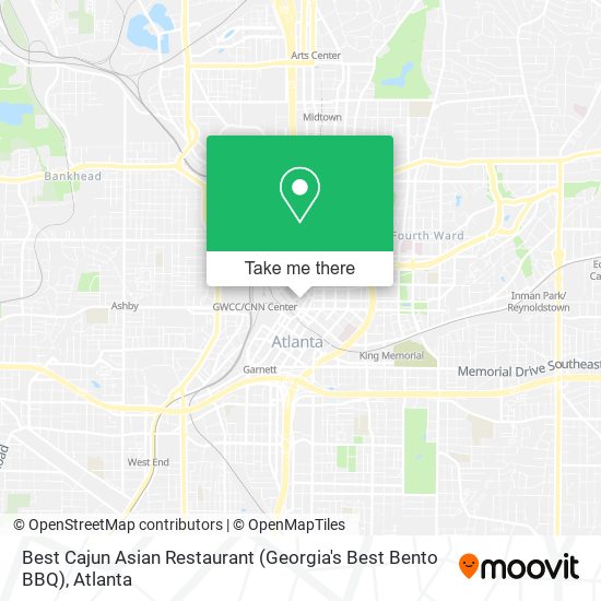 Best Cajun Asian Restaurant (Georgia's Best Bento BBQ) map