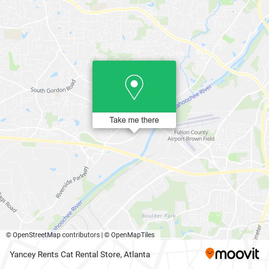 Mapa de Yancey Rents Cat Rental Store