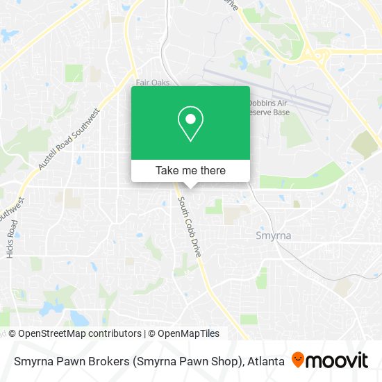 Mapa de Smyrna Pawn Brokers (Smyrna Pawn Shop)