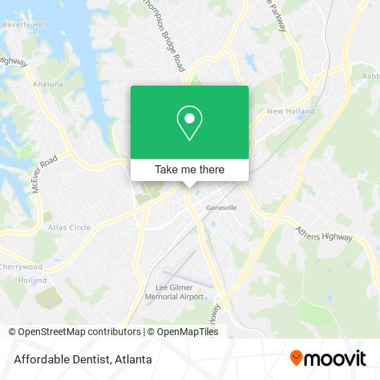 Mapa de Affordable Dentist