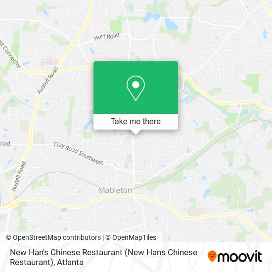 New Han's Chinese Restaurant (New Hans Chinese Restaurant) map