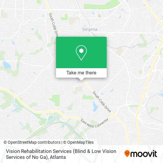 Mapa de Vision Rehabilitation Services (Blind & Low Vision Services of No Ga)