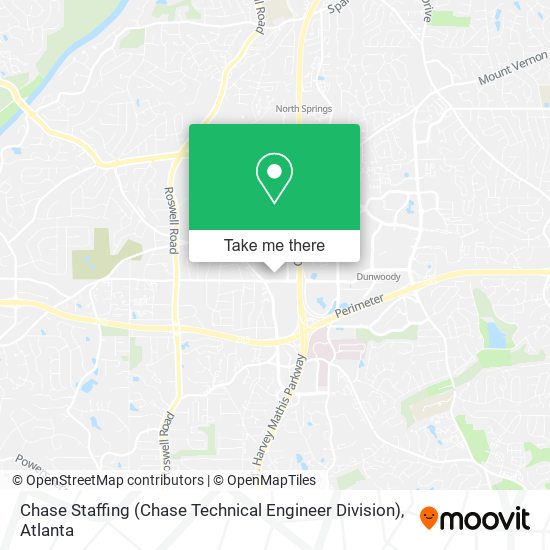 Mapa de Chase Staffing (Chase Technical Engineer Division)