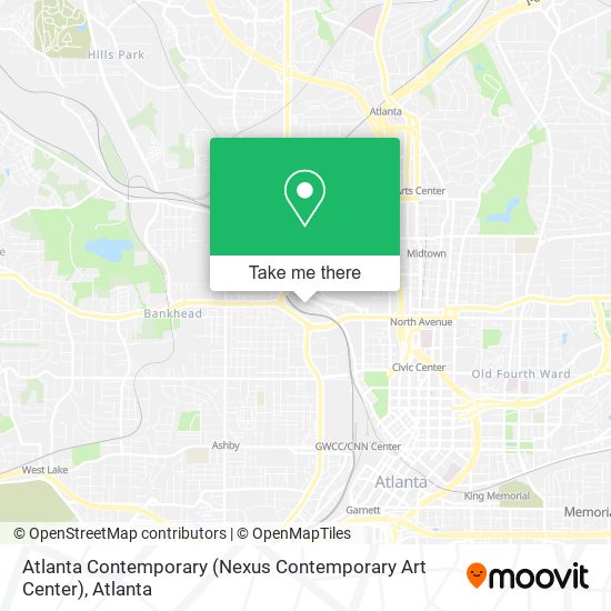 Atlanta Contemporary (Nexus Contemporary Art Center) map