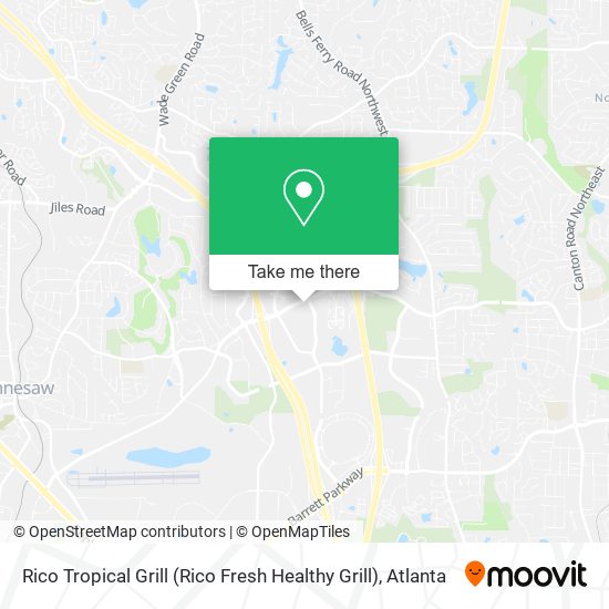 Mapa de Rico Tropical Grill (Rico Fresh Healthy Grill)
