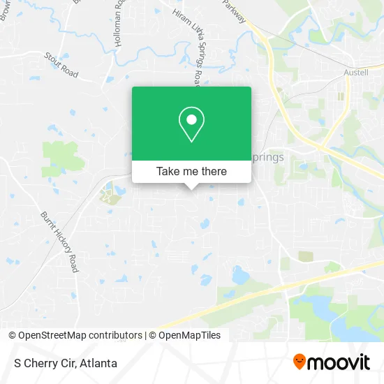 Mapa de S Cherry Cir