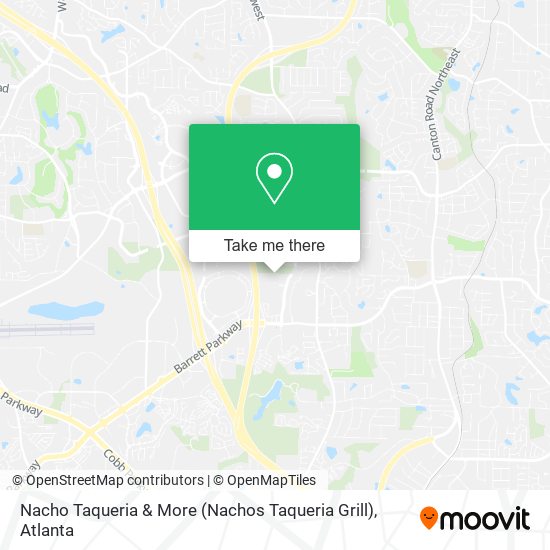 Mapa de Nacho Taqueria & More (Nachos Taqueria Grill)