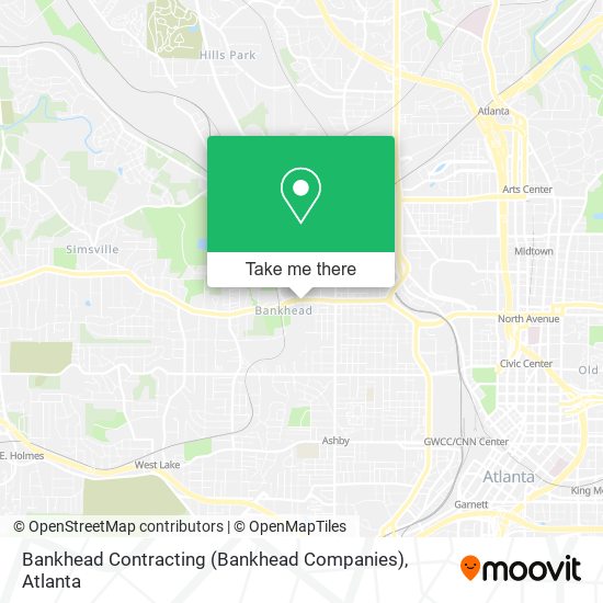 Bankhead Contracting (Bankhead Companies) map