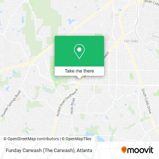 Funday Carwash (The Carwash) map