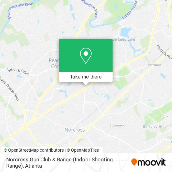 Norcross Gun Club & Range (Indoor Shooting Range) map