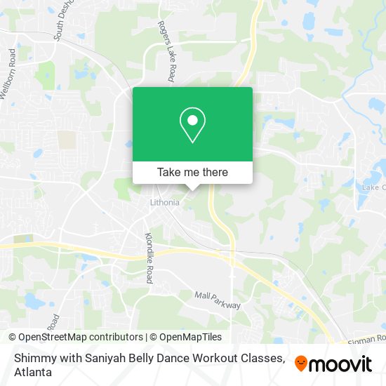 Shimmy with Saniyah Belly Dance Workout Classes map