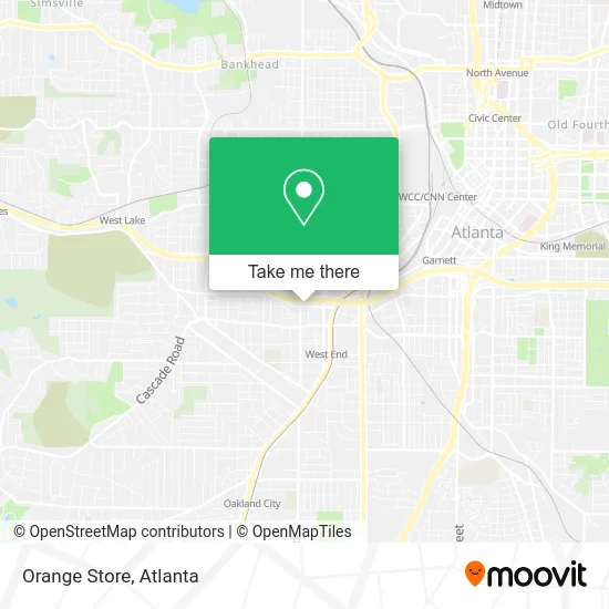 Orange Store map
