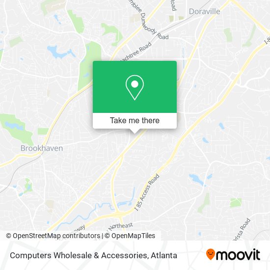 Computers Wholesale & Accessories map