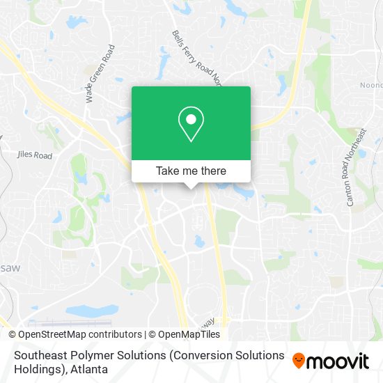 Southeast Polymer Solutions (Conversion Solutions Holdings) map