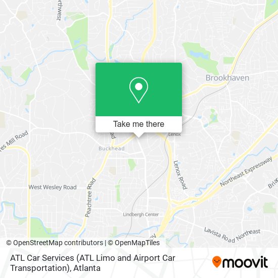 Mapa de ATL Car Services (ATL Limo and Airport Car Transportation)