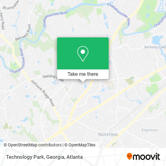 Technology Park, Georgia map