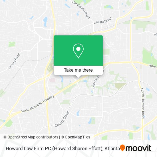 Howard Law Firm PC (Howard Sharon Effatt) map