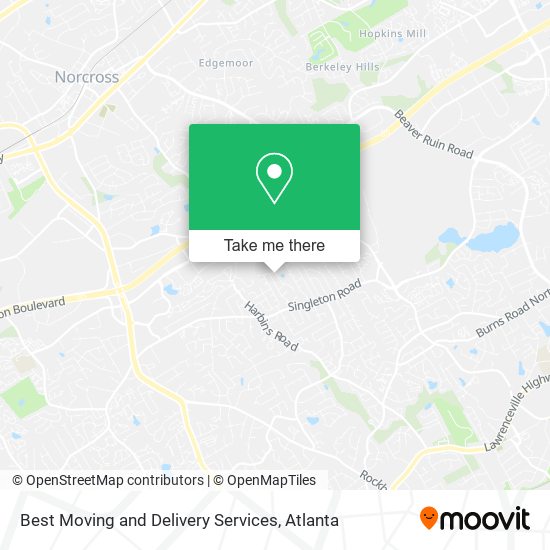 Mapa de Best Moving and Delivery Services