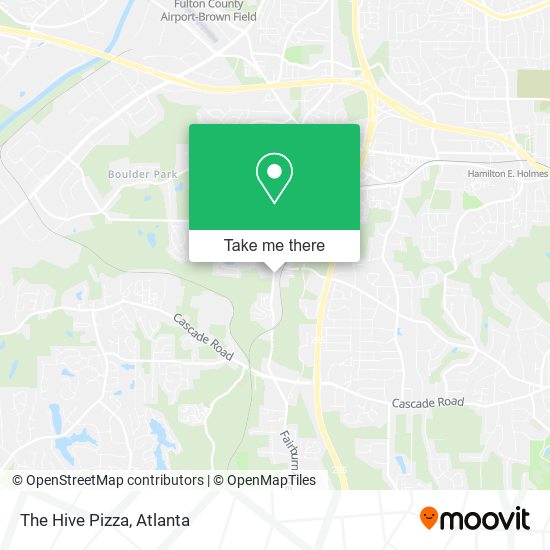 The Hive Pizza map