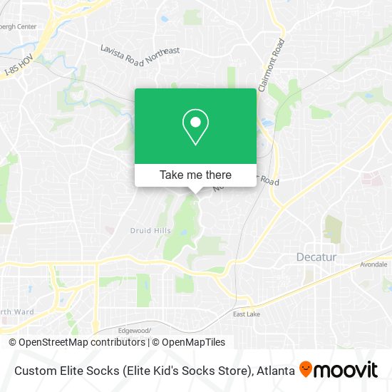 Custom Elite Socks (Elite Kid's Socks Store) map