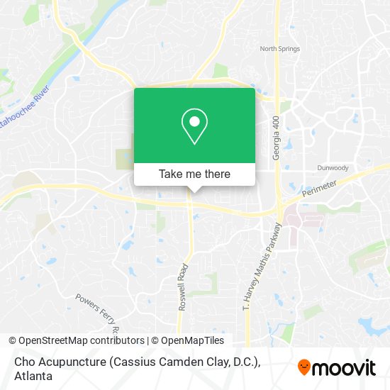 Mapa de Cho Acupuncture (Cassius Camden Clay, D.C.)