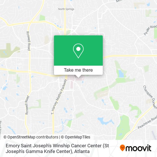 Emory Saint Joseph's Winship Cancer Center (St Joseph's Gamma Knife Center) map