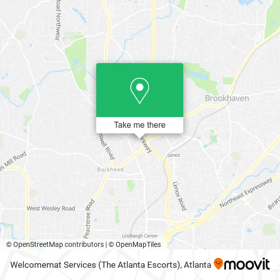 Welcomemat Services (The Atlanta Escorts) map