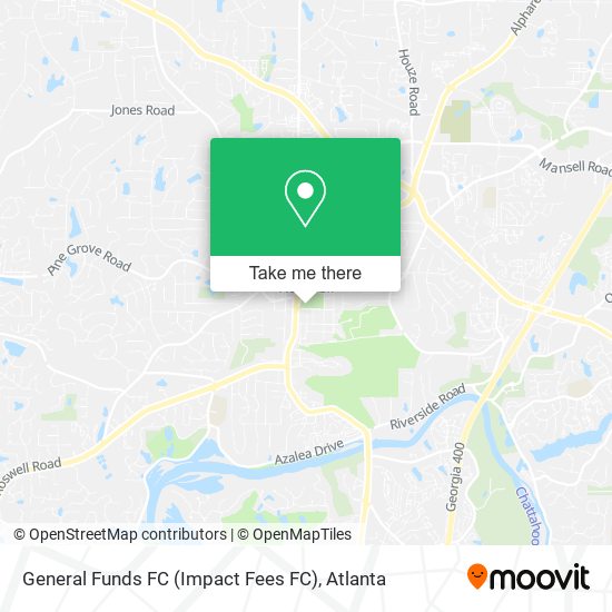 Mapa de General Funds FC (Impact Fees FC)