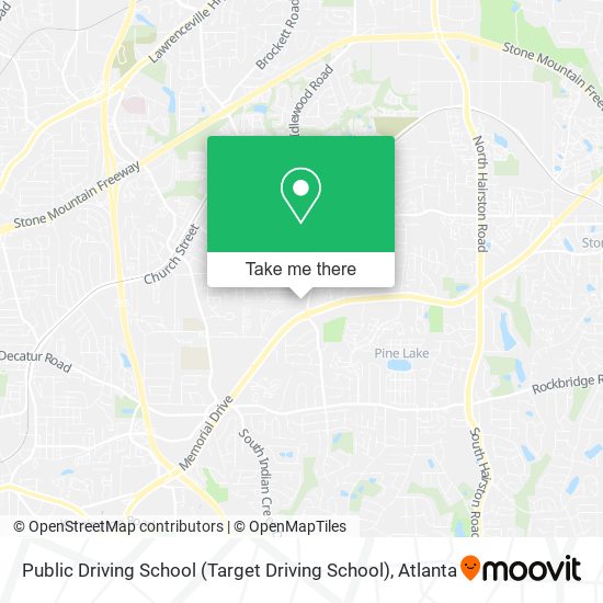 Mapa de Public Driving School (Target Driving School)