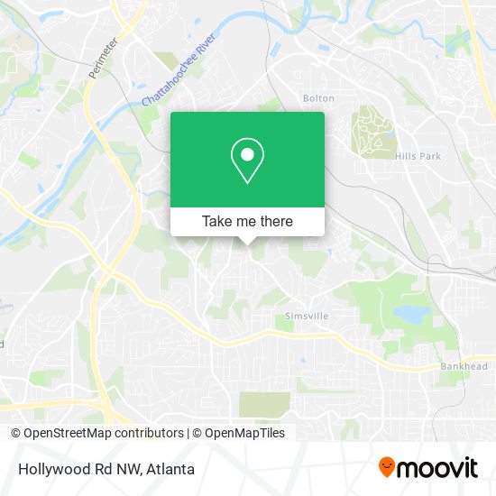 Mapa de Hollywood Rd NW