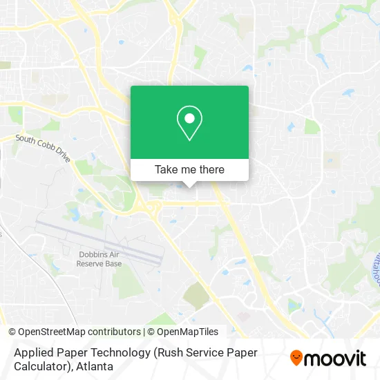 Mapa de Applied Paper Technology (Rush Service Paper Calculator)