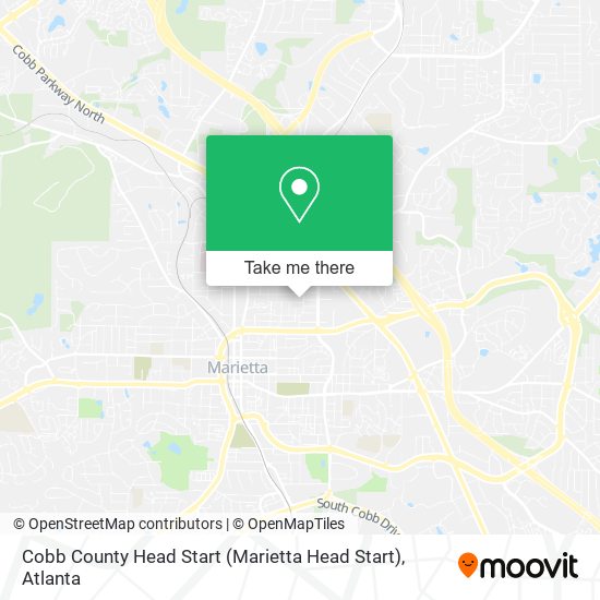 Mapa de Cobb County Head Start (Marietta Head Start)