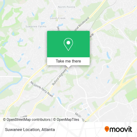 Suwanee Location map