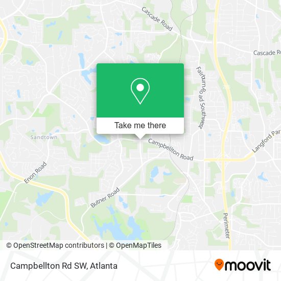Mapa de Campbellton Rd SW
