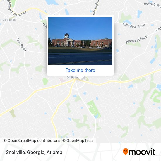 Mapa de Snellville, Georgia