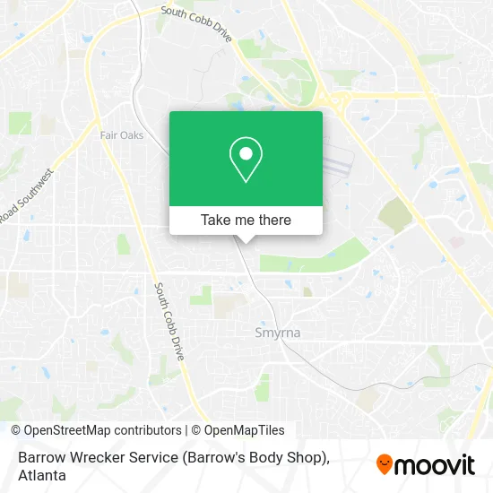 Barrow Wrecker Service (Barrow's Body Shop) map