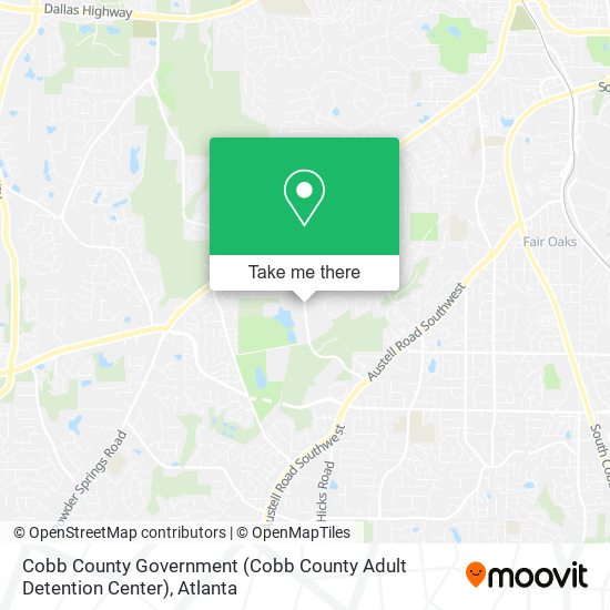 Mapa de Cobb County Government (Cobb County Adult Detention Center)