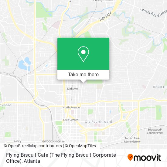 Mapa de Flying Biscuit Cafe (The Flying Biscuit Corporate Office)