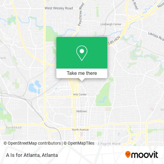 Mapa de A Is for Atlanta