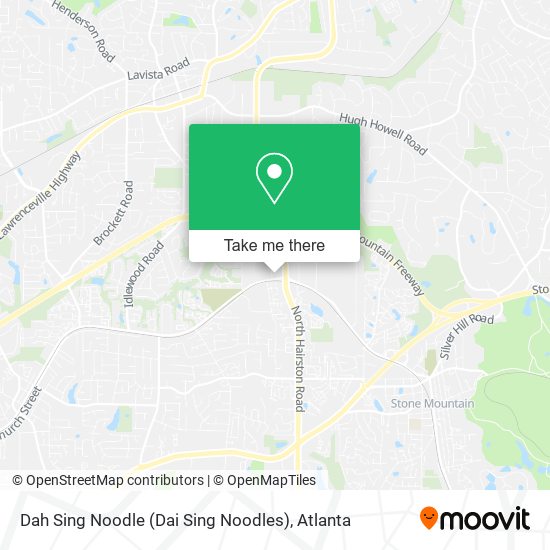 Dah Sing Noodle (Dai Sing Noodles) map