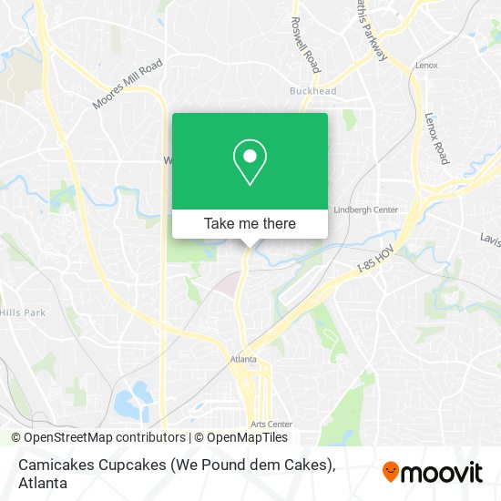 Mapa de Camicakes Cupcakes (We Pound dem Cakes)