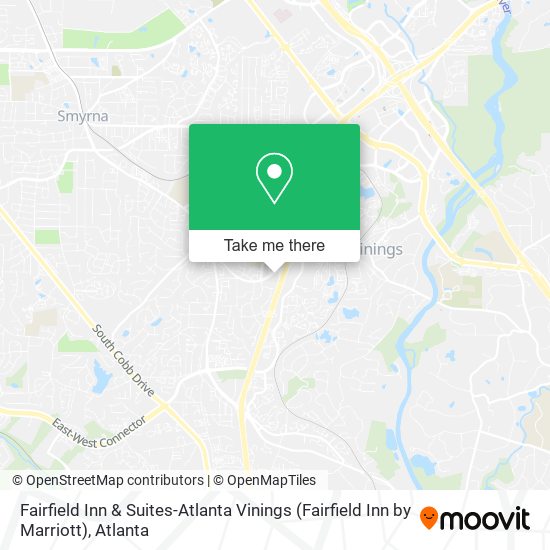 Mapa de Fairfield Inn & Suites-Atlanta Vinings (Fairfield Inn by Marriott)