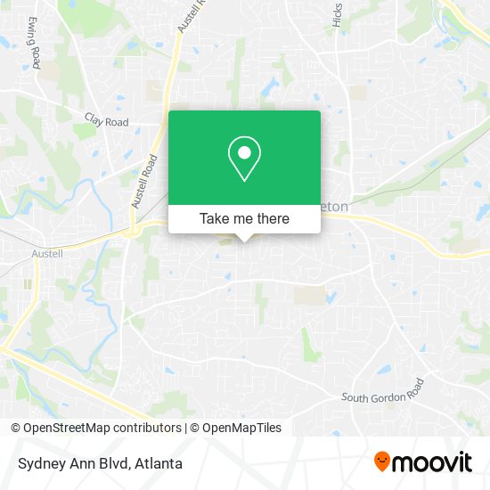 Sydney Ann Blvd map