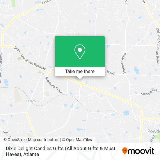 Mapa de Dixie Delight Candles Gifts (All About Gifts & Must Haves)